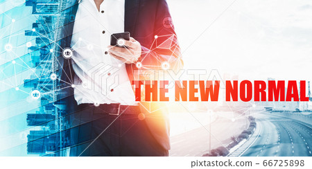 New normal concept effected by COVID 19 New normal concept effected by COVID 19 66725898