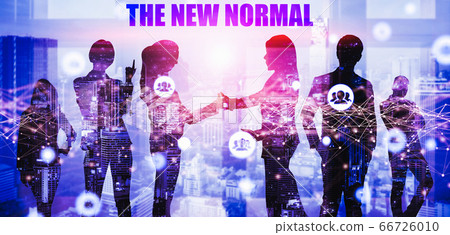 New normal concept effected by COVID 19 New normal concept effected by COVID 19 66726010