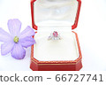 Ring diamond ruby 66727741