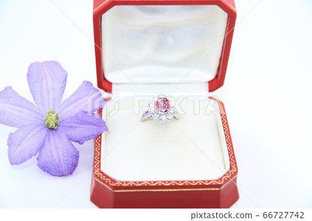 Ring diamond ruby 66727742