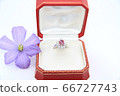Ring diamond ruby 66727743
