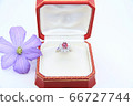 Ring diamond ruby 66727744