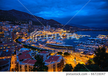 View of Monaco in the night View of Monaco in the night 66728047