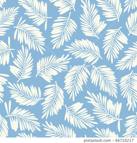Seamless tropical pattern with tropical plants 66728217