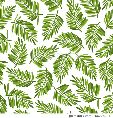 Seamless tropical pattern with tropical plants - Stock Illustration ...
