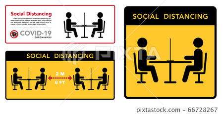Keep a social distance in restaurants and cafes. Keep a social distance in restaurants and cafes. 66728267