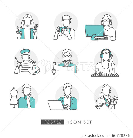 Illustration material for professionals and creators 66728286