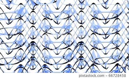 3d abstract perforated background and illustration 66728438