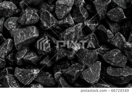 Closeup shot of natural black coals for background. Used as fuel for industrial coal. 66728589