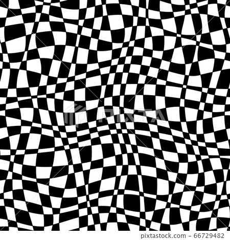 Distorted checkered pattern Distorted checkered pattern 66729482