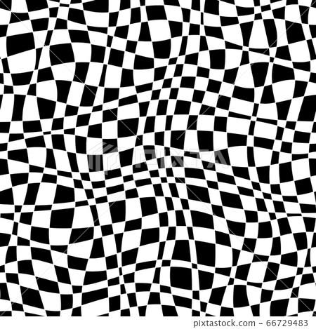 Distorted checkered pattern 66729483