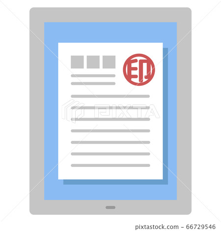 Electronic seal (tablet terminal) Electronic seal (tablet terminal) 66729546