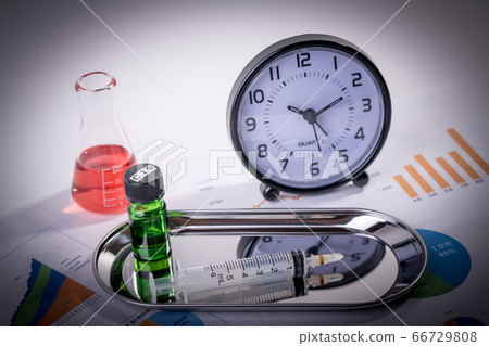 [Poor image of syringe and vaccine development] 66729808