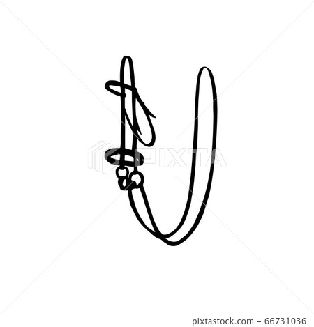 Vector sketch black equestrian horse bridle Vector sketch black equestrian horse bridle 66731036