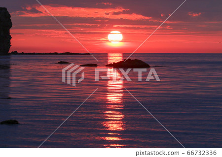 Hokkaido Summer Shakotancho Sunset 66732336