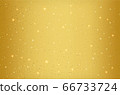 Twinkling stars golden background with sparkling elements. Gold galaxy atmosphere illustration 66733724