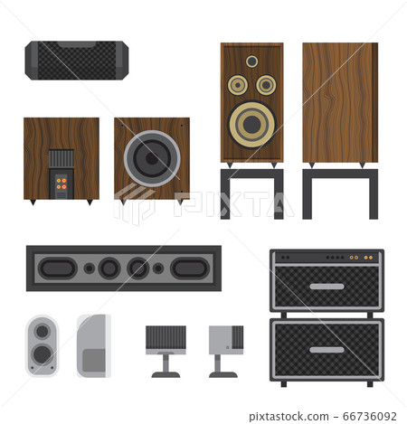Music Acoustic speaker set 66736092