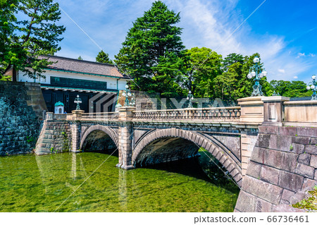 Tokyo Imperial Palace Gaijin Bridge (Mae gate stone bridge) 66736461