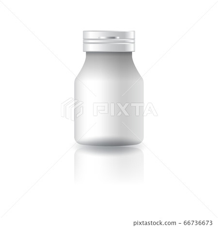 Blank white round supplements or medicine bottle with cap lid for beauty or healthy product. Blank white round supplements or medicine bottle with cap lid for beauty or healthy product. 66736673