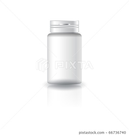Blank white cylinder supplements, medicine bottle with cap lid for beauty or healthy product. Blank white cylinder supplements, medicine bottle with cap lid for beauty or healthy product. 66736740