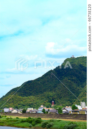 Scenery of Mount Kinka, Gifu Castle and Nagara River Scenery of Mount Kinka, Gifu Castle and Nagara River 66738120