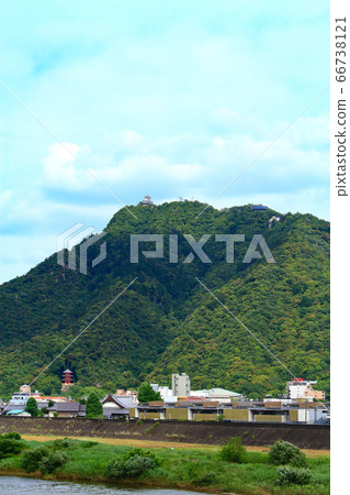 Scenery of Mount Kinka, Gifu Castle and Nagara River Scenery of Mount Kinka, Gifu Castle and Nagara River 66738121