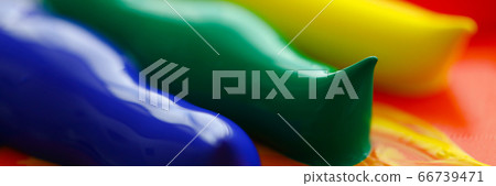 Texture of colourful paints Texture of colourful paints 66739471