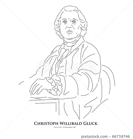 Christoph Villiwald Gluck (2 July 1714-15 November 1787) Master of Musician 66739746