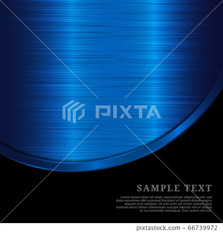 Background blue metal with space for text and Background blue metal with space for text and 66739972