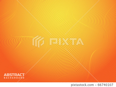 Abstract striped orange and yellow curved line Abstract striped orange and yellow curved line 66740107