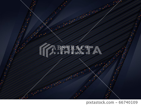 Abstract dark blue geometric overlapping layer Abstract dark blue geometric overlapping layer 66740109
