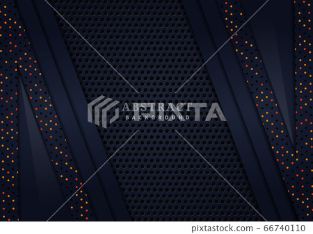 Abstract dark blue geometric overlap layer with Abstract dark blue geometric overlap layer with 66740110