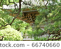 新鮮的綠色日本建築 66740660
