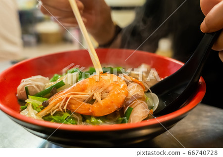 seafood noodles with shrimp seafood noodles with shrimp 66740728