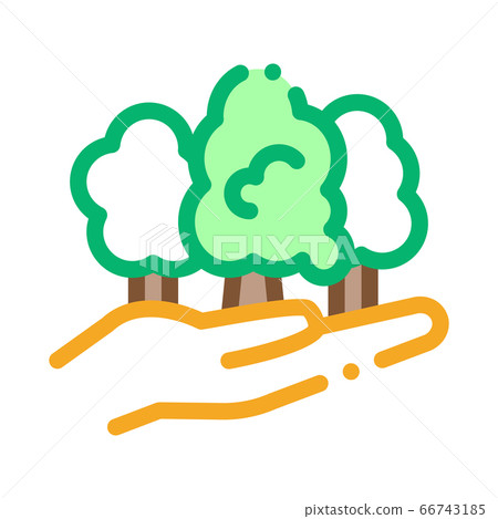 forest safe icon vector outline illustration forest safe icon vector outline illustration 66743185