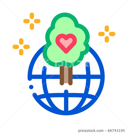 wordwide forestry safe icon vector outline illustration wordwide forestry safe icon vector outline illustration 66743195