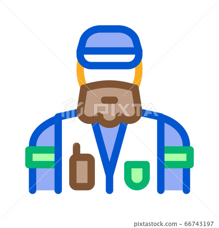 forester man icon vector outline illustration forester man icon vector outline illustration 66743197