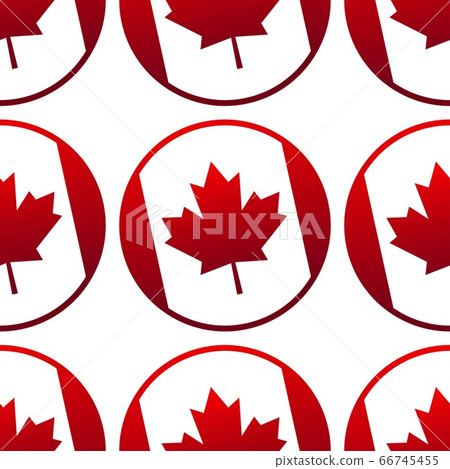 Seamless pattern background with Canadian maple leaf. Template for background, banner, card, poster Seamless pattern background with Canadian maple leaf. Template for background, banner, card, poster 66745455