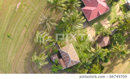 Aerial View Pablacio city. Anda. Bohol. Filipino nature. 66749709