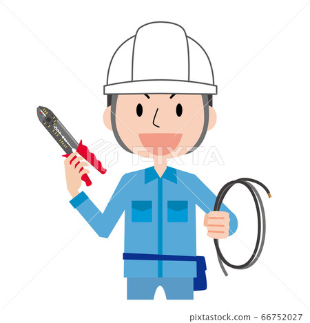 Electrician, construction, electric wire, electricity Electrician, construction, electric wire, electricity 66752027