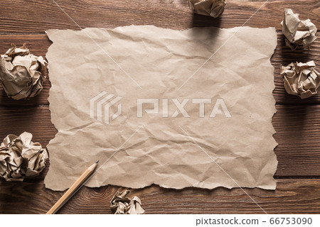 Concept of inspiration and creativity with paperballs. Place your text Concept of inspiration and creativity with paperballs. Place your text 66753090