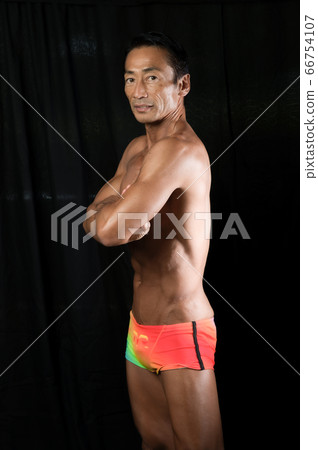 Middle Age Bodybuilder Fine Macho 66754107