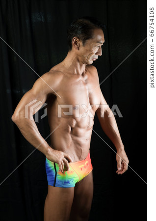 Middle Age Bodybuilder Fine Macho 66754108