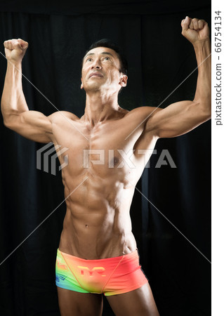 Middle Age Bodybuilder Fine Macho 66754134