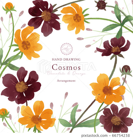 宇宙水彩插圖/框架 宇宙水彩插圖/框架 66754238