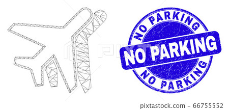 Blue Distress No Parking Stamp and Web Carcass Aviation Blue Distress No Parking Stamp and Web Carcass Aviation 66755552