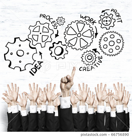 Business and teamwork concept Business and teamwork concept 66756890