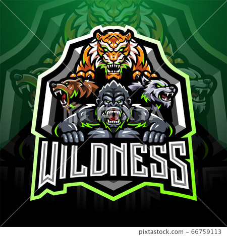 Wild animal esport mascot logo Wild animal esport mascot logo 66759113