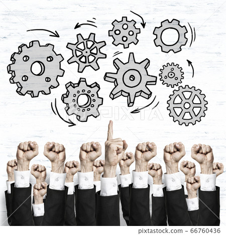 Business and teamwork concept 66760436