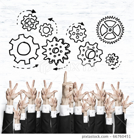Business and teamwork concept Business and teamwork concept 66760451